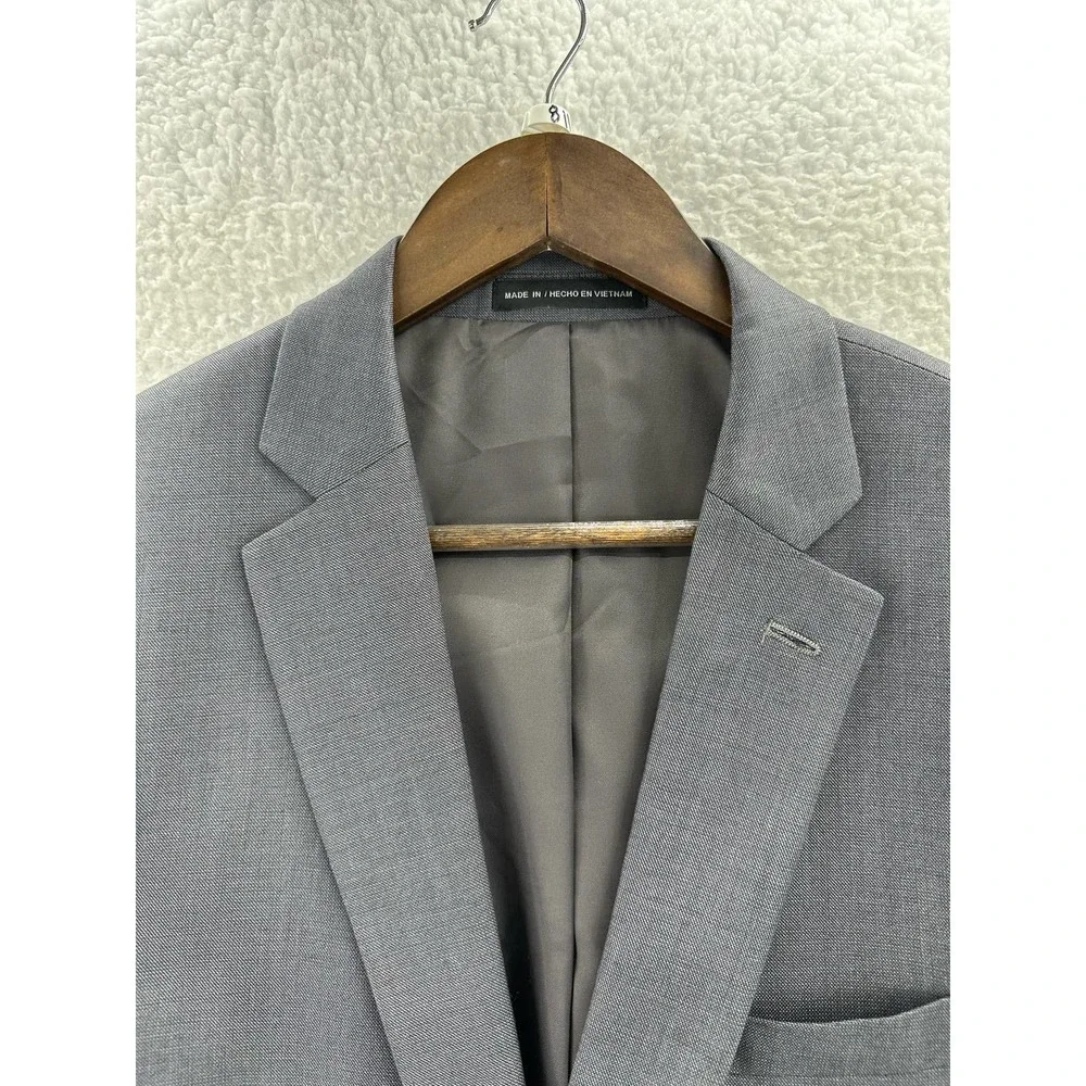Perry Ellis Mens Slim-Fit Comfort Stretch Suit Jacket 42S - Picture 4 of 8